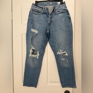 Old Navy High Rise Curvy O.G Straight Distressed Jeans